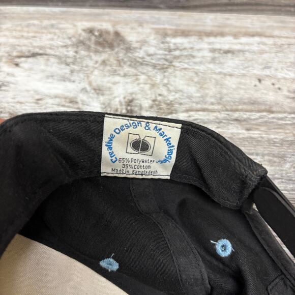 Vintage Cleveland Cavaliers CAVS Logo Basketball Black Blue Snapback Cap‎ Hat - Picture 5 of 6